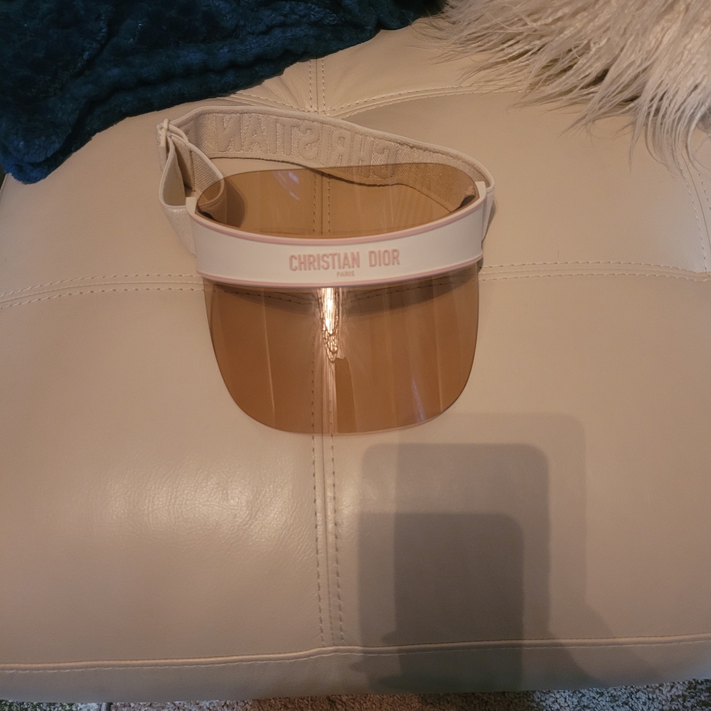 Dior Beige Visor Hair Accessory